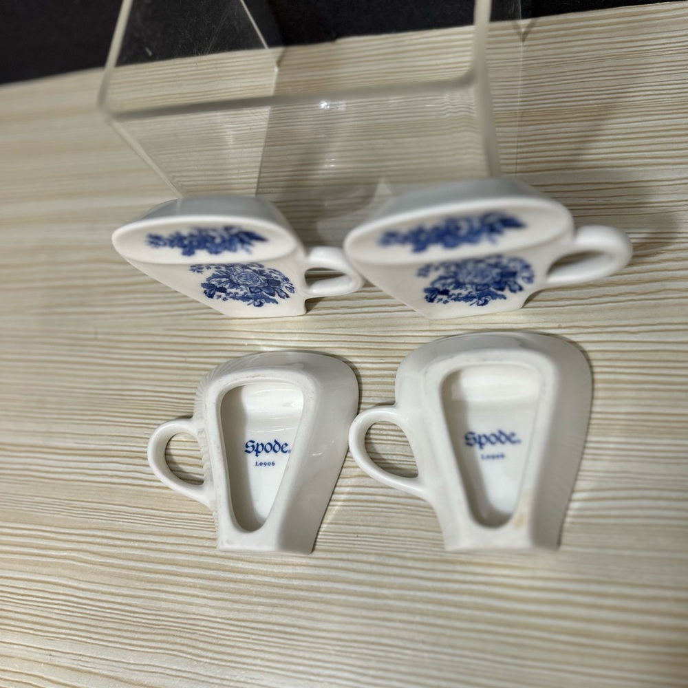 Spode Porcelain Tea bag holder set - Picture 7 of 9